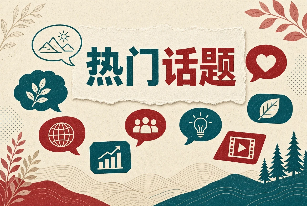 热门话题栏目资讯主题视觉
